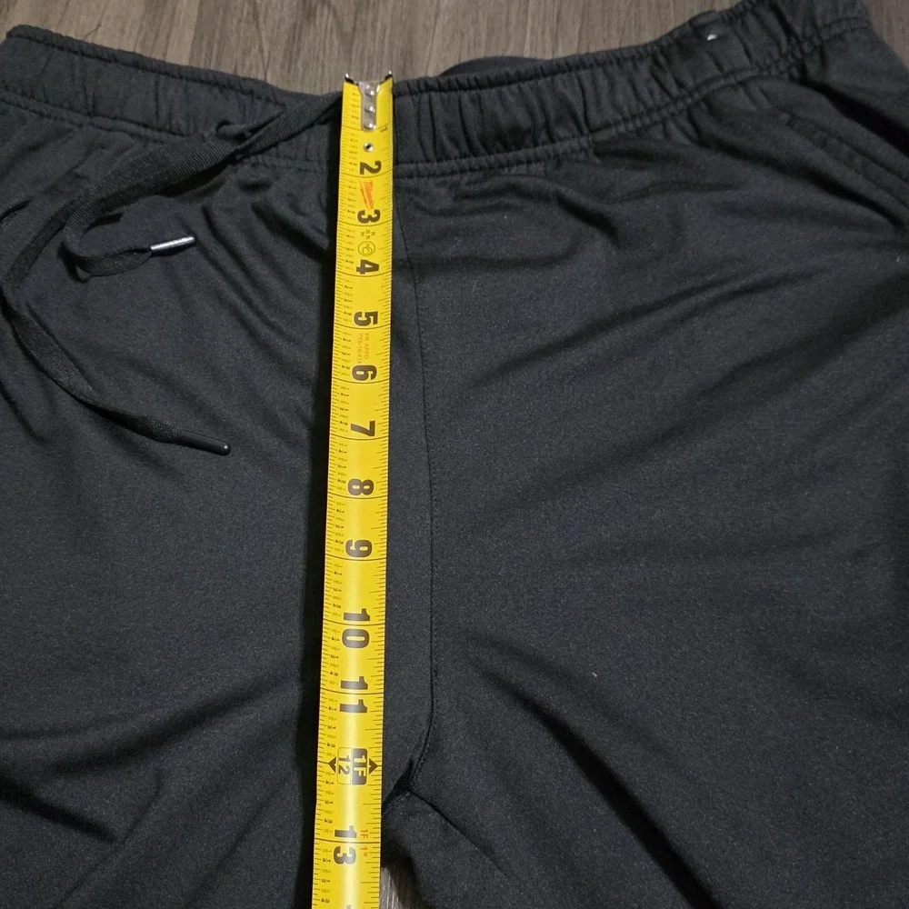 Champion Men's Track Pants Size XL Black Ankle Zip Pockets Drawstring Athletic